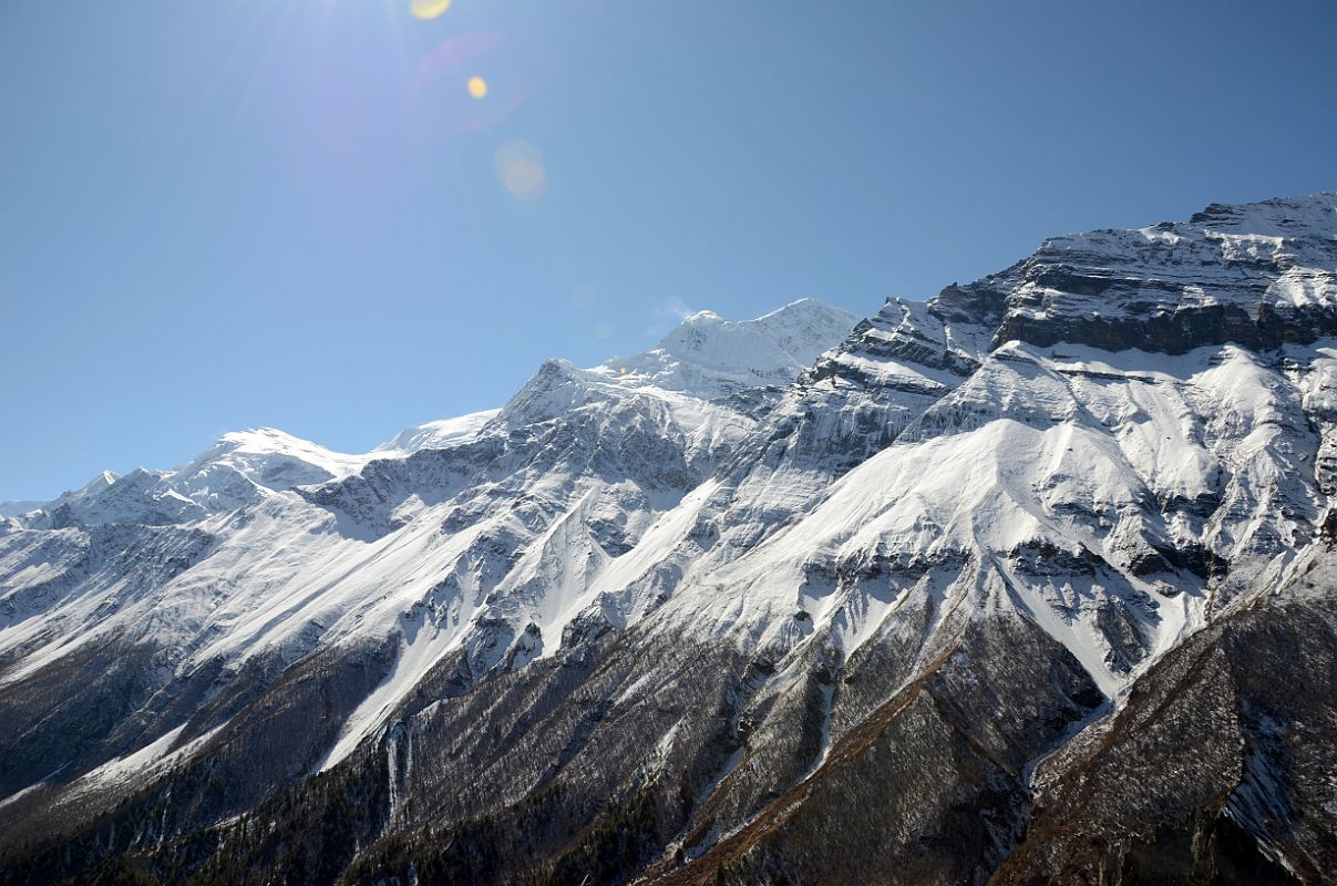 11 Ridge Of Annapurna III and Gangapurna From Tilicho Peak Hotel On Trek From Khangsar To Tilicho Tal Lake 